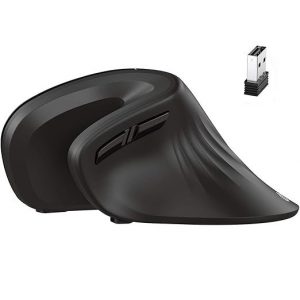 iClever Ergonomic Vertical Wireless Mouse for Laptop/PC - Adjustable DPI, 6 Buttons