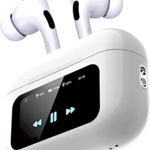 SPIKARUST Smart Touch Wireless Earbuds - White