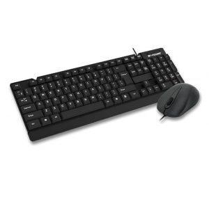 Lapcare E9 Wired Keyboard & Mouse Combo - USB, Ergonomic Design