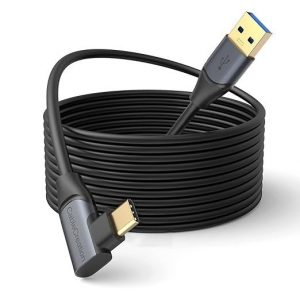 CableCreation 10ft USB C Link Cable for Quest 2/Pro, 5Gbps High-Speed Data & Fast Charging (Black)