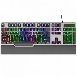 Dr Luxur Ergofizz Ergonomic Gaming Keyboard with Wrist Rest