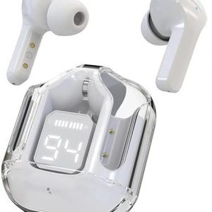 UltraPods Max TWS Earbuds: Transparent Design, HD Bass, Fast Charging