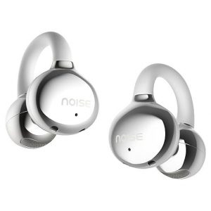 Noise Air Clips Wireless Open Ear Earbuds - 40H Playtime, Dual Pairing, ENC Mic (Pearl White)
