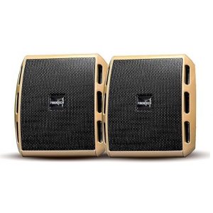 FRONTECH 2.0 USB Multimedia Speakers for PC/Laptop - Black/Gold