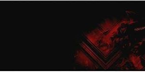 spincart Large Gaming XXL Extended Mouse Pad (Black/Red)