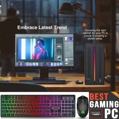 DZAB Intel Core i5 (8 GB / 128 GB / Windows 11) Assembled Desktop Computer??(19 inch Display)