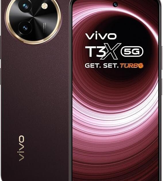 Vivo T3x 5G (Crimson Bliss, 128 GB) (6 GB RAM)