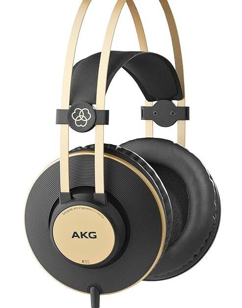 AKG K92 Closed Back Headphones,Wired,Black