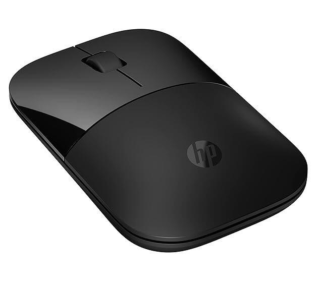 HP Z3700 Dual Black Mouse, Bluetooth 5.0, USB-A dongle, 2.4 GHz Wireless Connection, Multi-Surface Tracking, Silent clicks, Up to 1600 dpi, 16-Month Battery Life, 3-Year Warranty, 50g, Black, 758A8AA