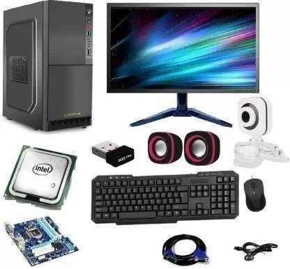 tech assamblers A TECH -Asmbelers series Core i5 (8 GB DDR3/500 GB/128 GB SSD/Windows 11 Home/2 GB/19 Inch Screen/i5 /128/500/19/wifi/cam/speeker) with MS Office??(4)
