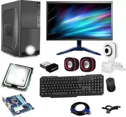 TECH- Assemblers Assembled Desktop Core i5 (8 GB DDR3/500 GB/128 GB SSD/Windows 10 Pro/512 MB/19 Inch Screen/i5-500-128-19-wifi) with MS Office??(Multicolor, 25 cm x 29 cm x 32 cm, 7 kg)