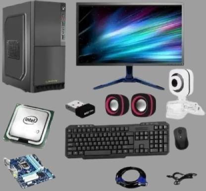 TECH- Assemblers Assembled Desktop Computer Celeron Dual Core (4 GB DDR3/500 GB/Windows 10 Pro/15.4 Inch Screen/Intel Dual Core 2.6 Ghz Pentium Processor) with MS Office??(Multicolor, 4 kg)