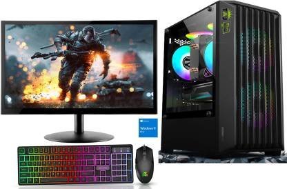 TAJ PC GAMING Core i5 (16 GB DDR4/1 TB/256 GB SSD/Windows 11 Home/1 GB Intel? HD Graphics 2500/20 Inch Screen/TAJI53570256GBNVME1TBHDD20INCH) with MS Office??(Black)